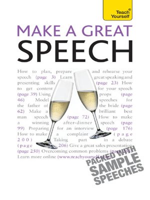 cover image of Make a Great Speech: Teach Yourself